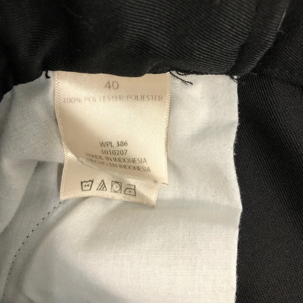 Haggar Shorts Men's Size 40 Black Flat Front Chino Golf Casual Summer Outdoor